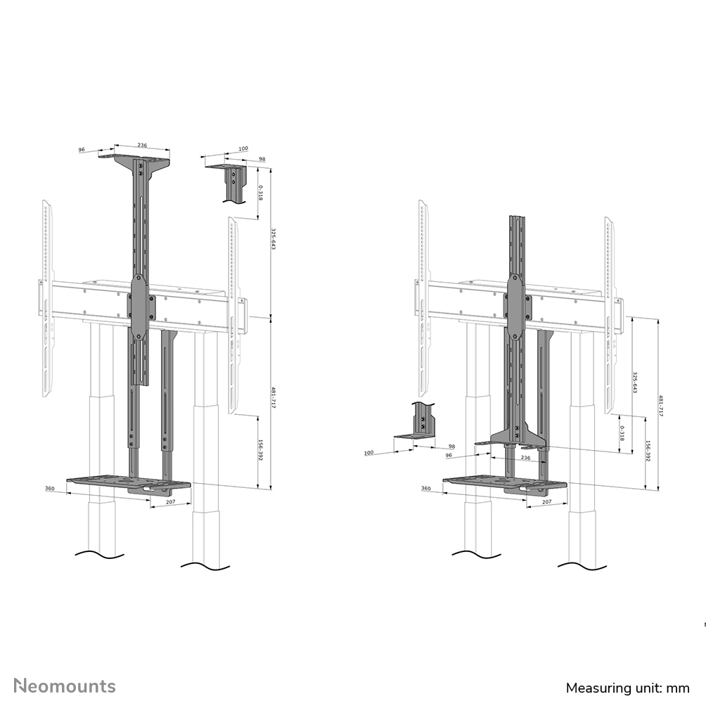 Neomounts by Newstar videobar e kit multimedia